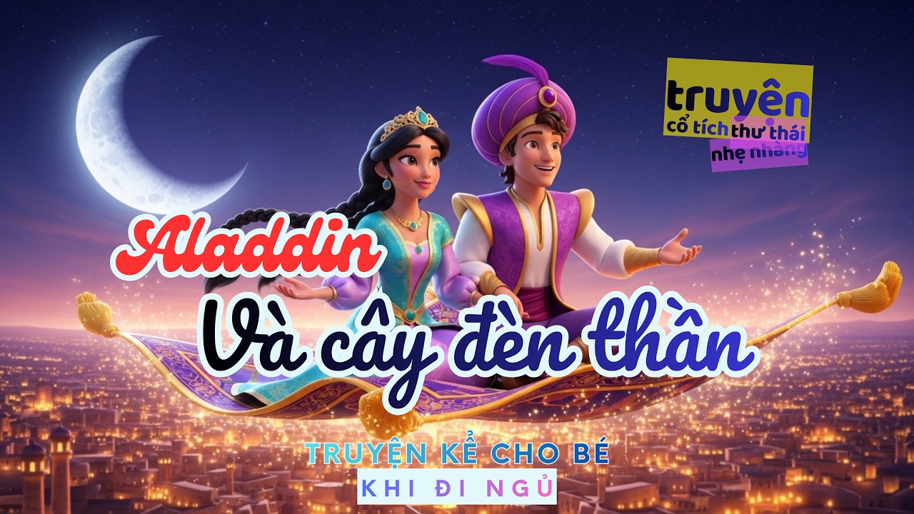 ALADDIN VÀ CÂY ĐÈN THẦN | Sách nói NHẸ NHÀNG, ÊM ÁI | TRUYỆN THAI GIÁO | Cổ tích cho bé ngủ ngon