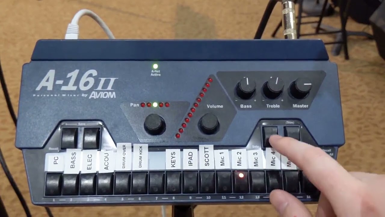 ECOG Aviom A-16 II Personal Mixer