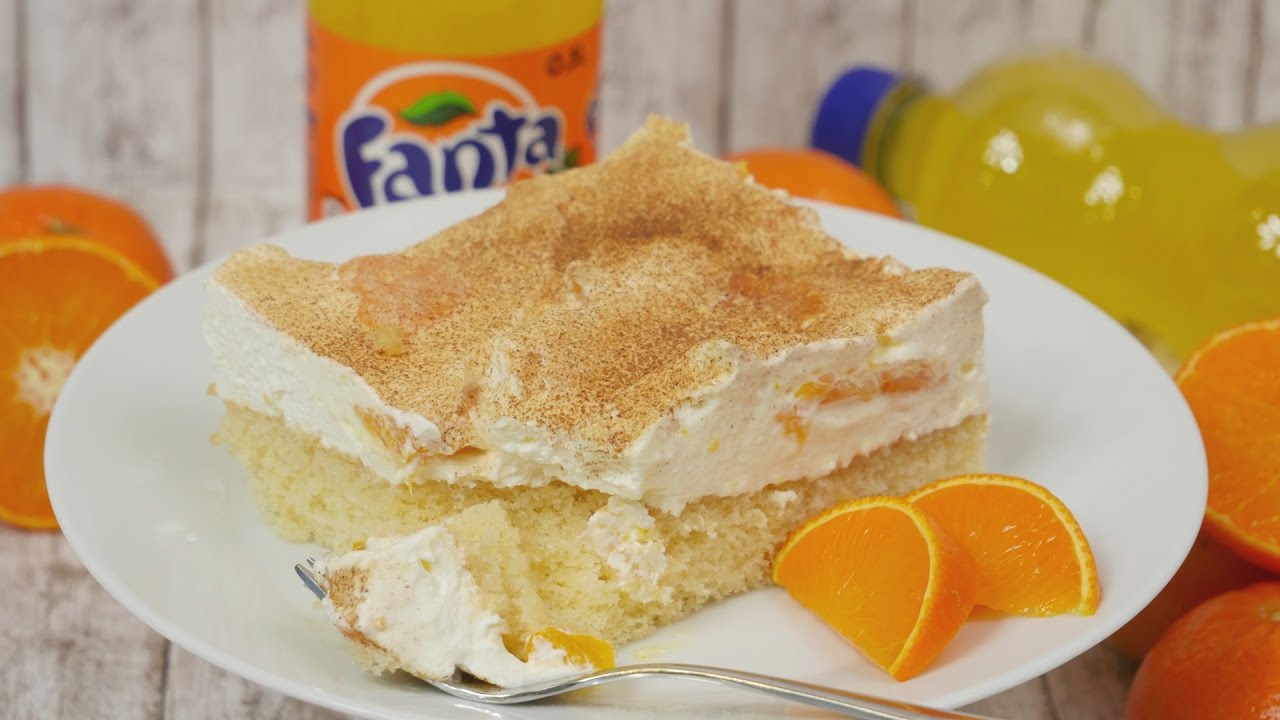 Fantakuchen mit Mandarinen-Schmand I Gelingsicher & sehr lecker!