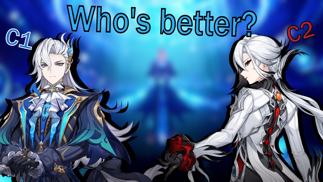 C2 Arlecchino vs C1 Neuvillette damage comparison | Abyss 12 v.5.1 | Genshin Impact