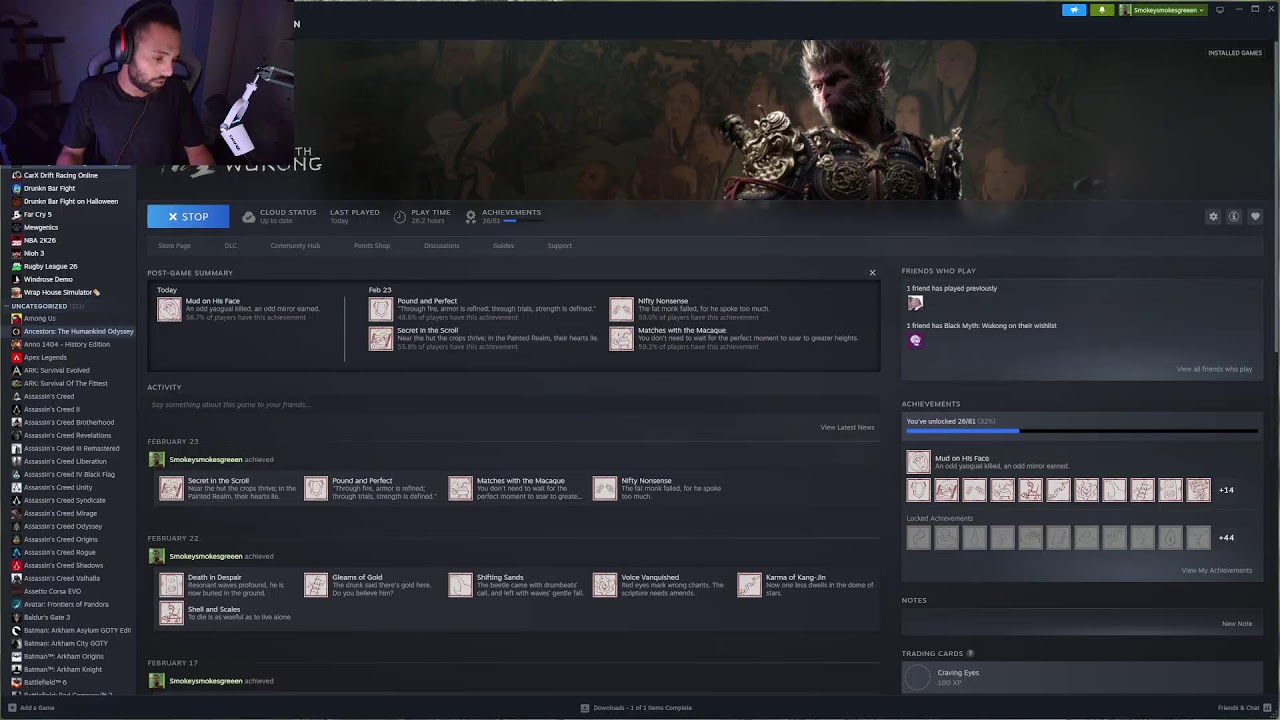 Reacts and some Wukong.