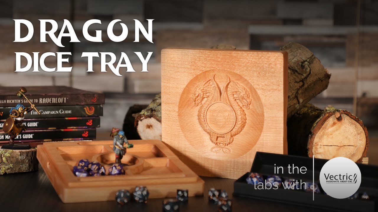 Dragon Dice Tray | Making a RPG Box on your CNC | In the Labs with Nav | Vectric FREE CNC Projects