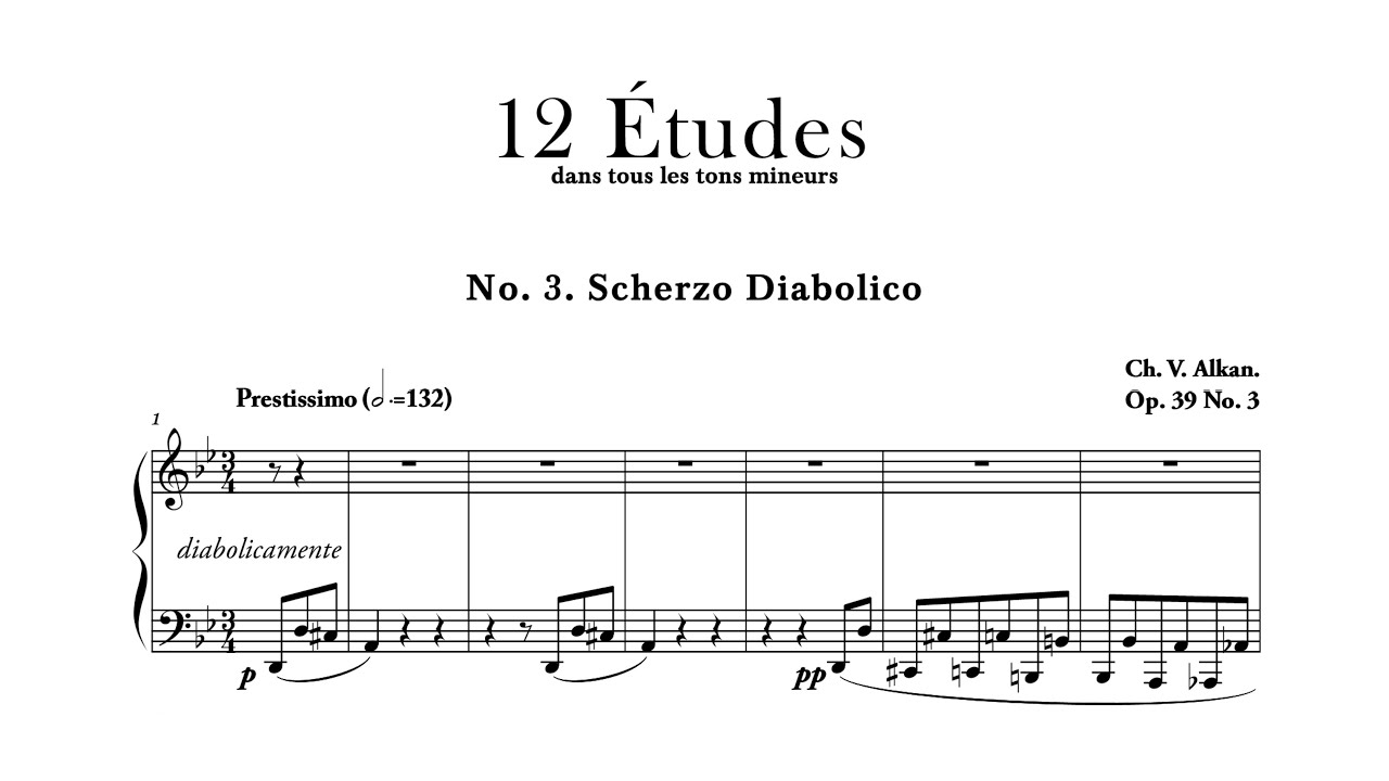 Alkan - Scherzo Diabolico, Op. 39, No. 3 [Yui Morishita]