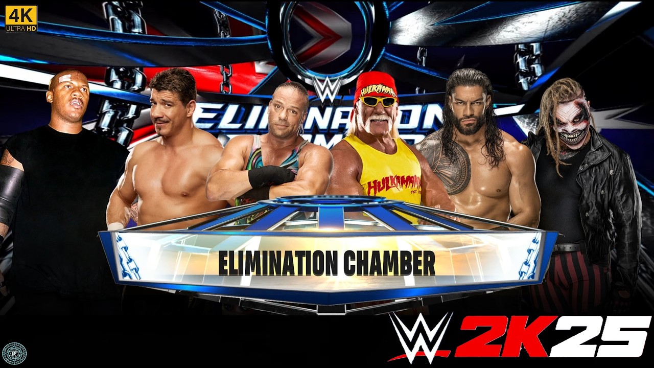 WWE 2k25 ELEMINATION CHAMBER MATCH