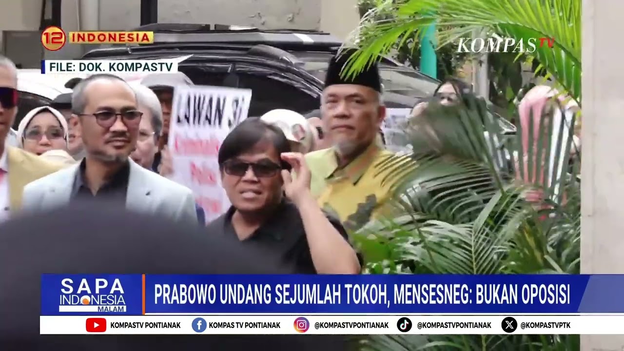 Presiden Prabowo Undang Sejumlah Tokoh, Mensesneg: Bukan Oposisi