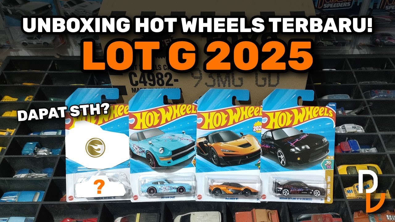 Unboxing 1 Box Hot Wheels Lot G 2025! Dapat Super Treasure Hunt?!