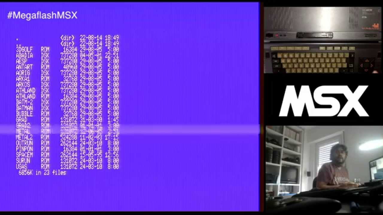 Videotutorial: Formatear Tarjeta MicroSD en MEGAFLASHROM SCC+ SD en MSX DOS | 22-08-14