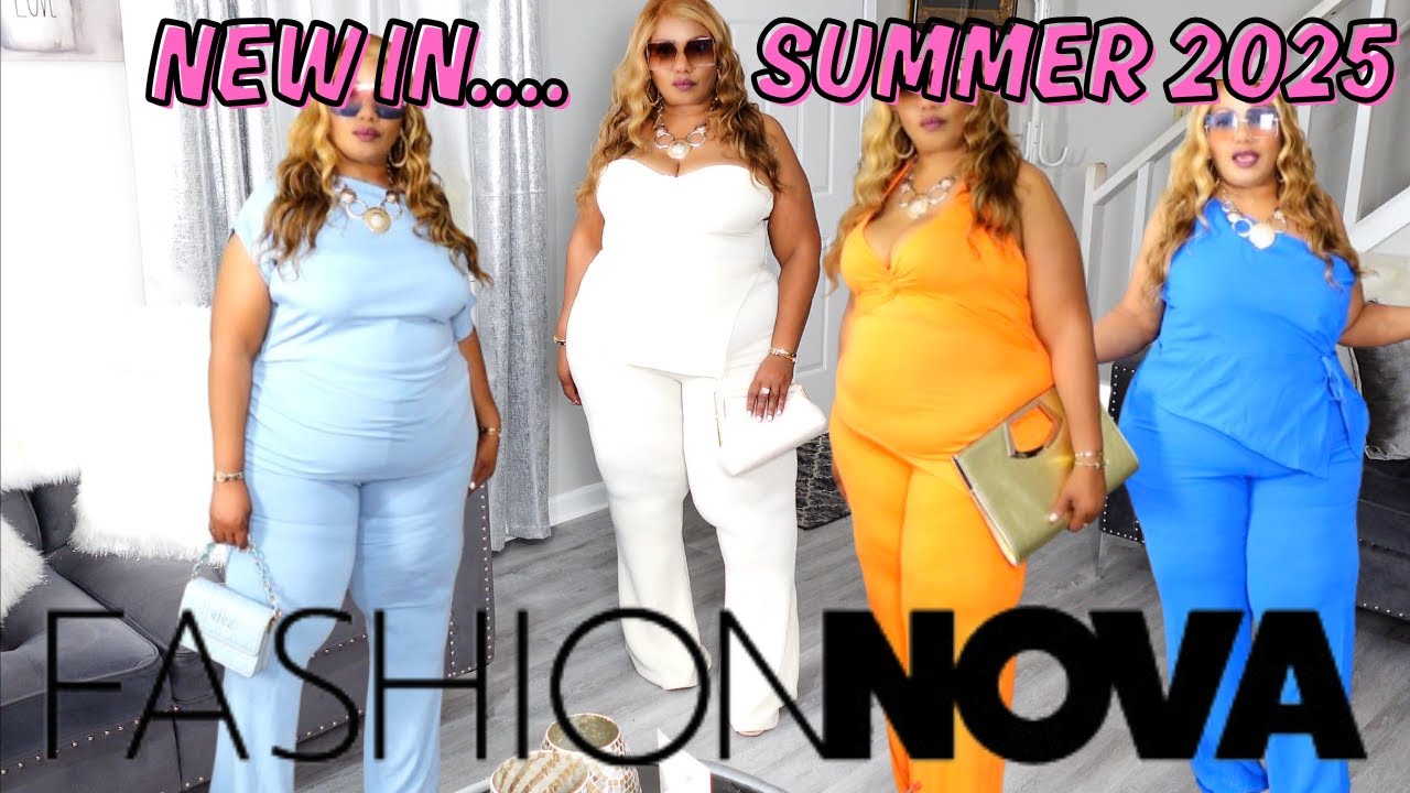 PLUS-SIZE MATCHING SETS HAUL | FASHION NOVA CURVE SUMMER 2025