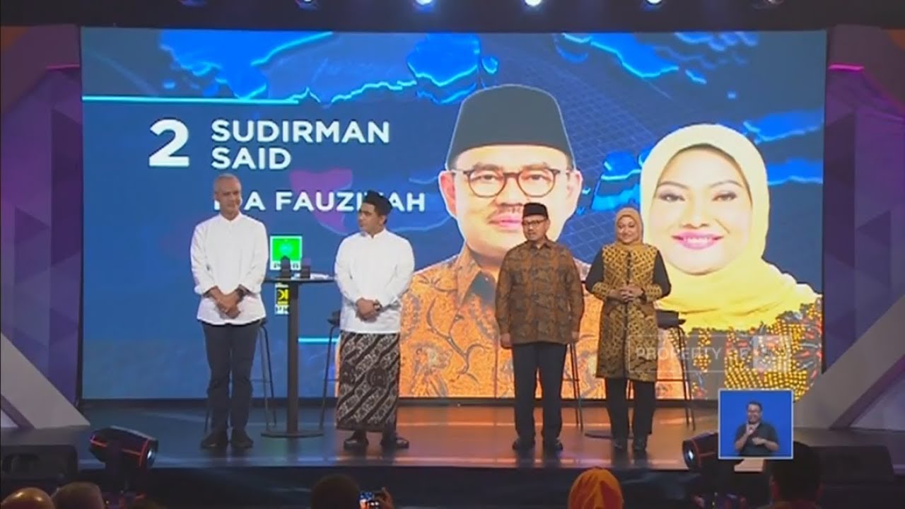 Debat Final Pilgub Jateng Segmen 1: Visi Misi Cagub-Cawagub