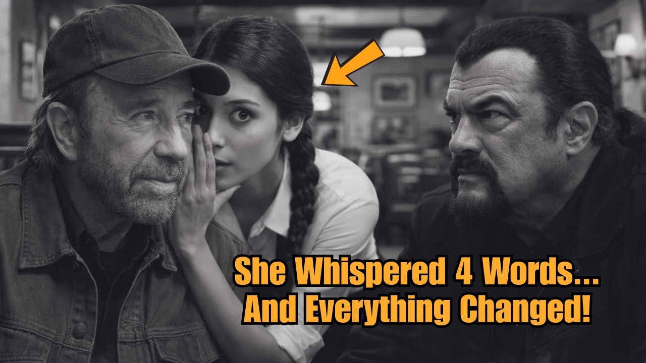 CHUNK NORRIS AND STEVEN SEAGAL ORDER STEAK - THE WAITRESS WHISPER SOMETHING THAT CHANGES EVERYTHING!