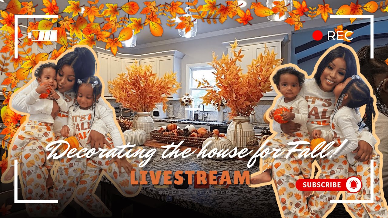 DECORATING THE HOUSE FOR FALL WITH TI AND THE KIDS!!