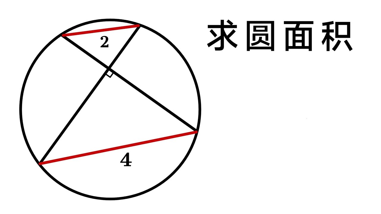 竞赛几何题，求圆面积，辅助线真的绝了