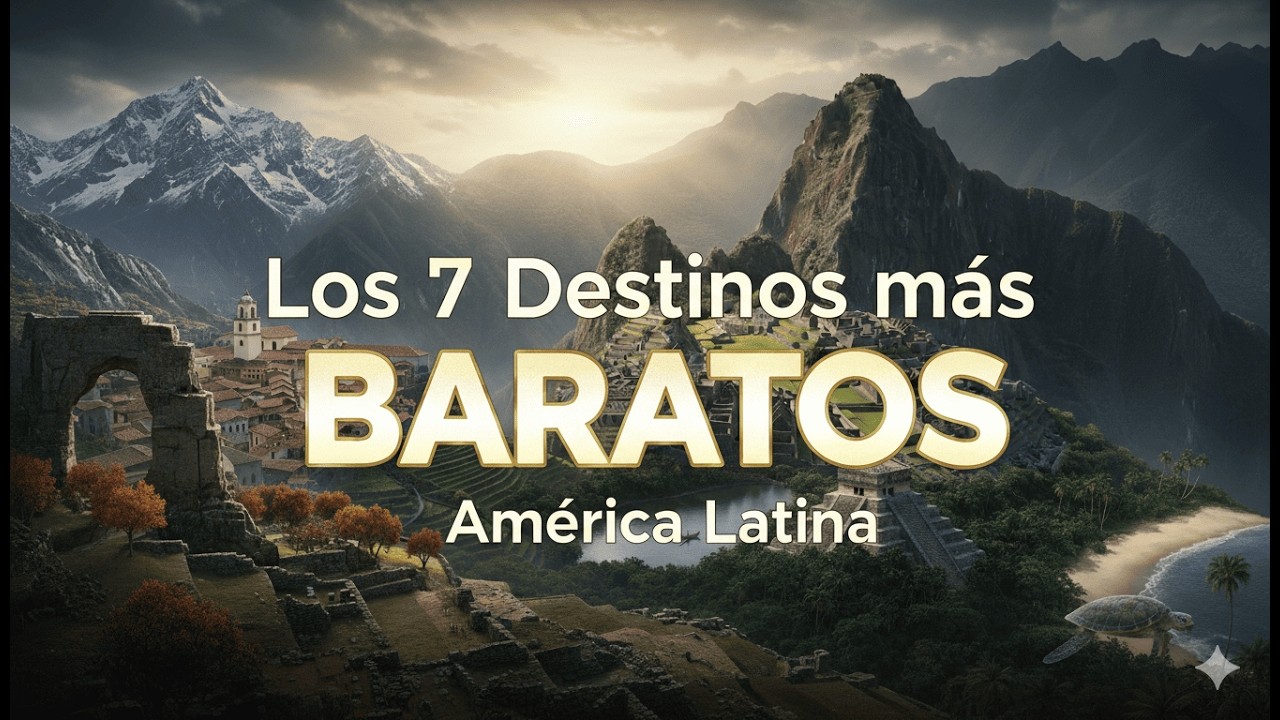 Los 7 Destinos de América Latina más BARATOS para viajar en 2026