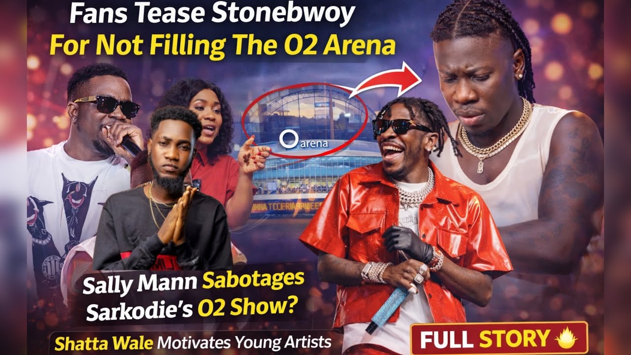 Fans talks on Shatta wale & Sarkodie O2 Arena As Stonebwoy left out after Sally Man.Y Pee talk 