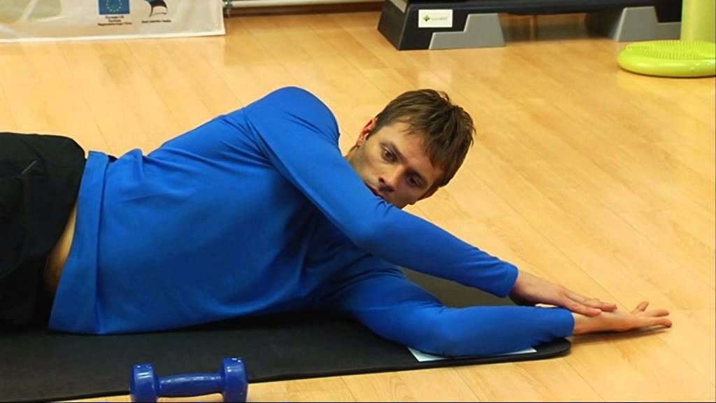 Füsioteraapia: venitused õlaliigesele (sleeper's stretch)
