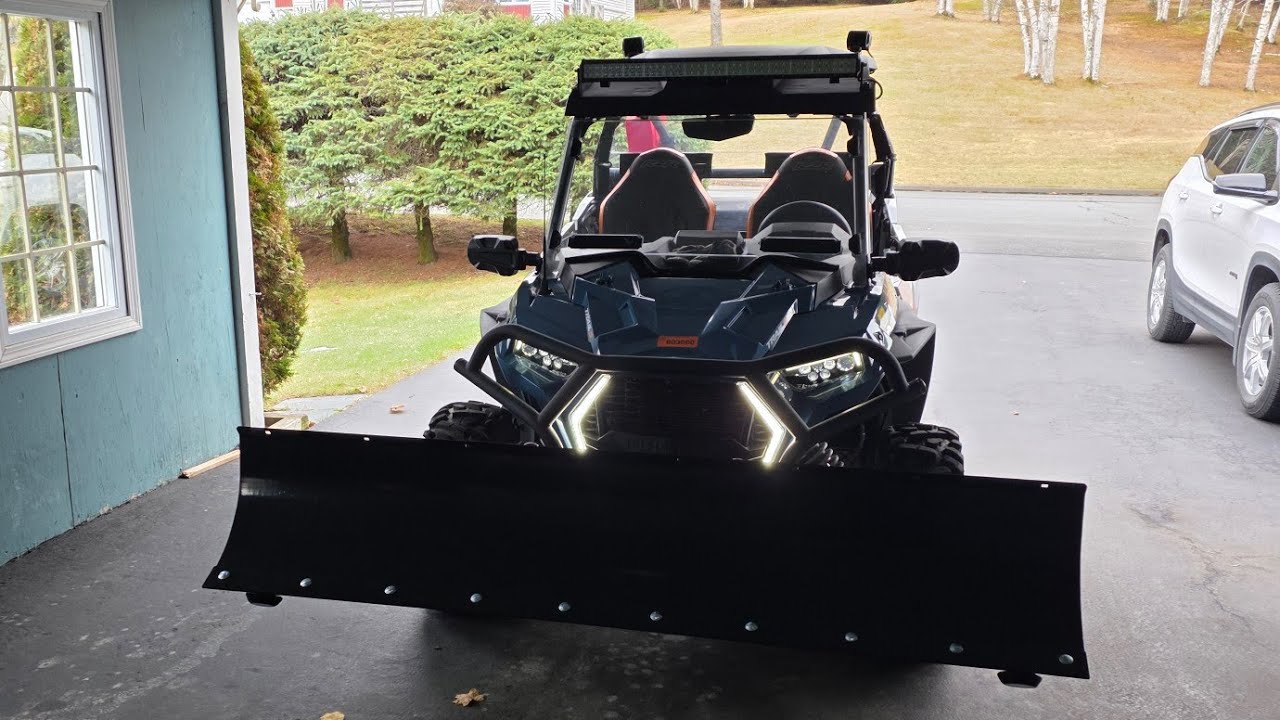 2024 Polaris RzR Trail S 1000 Ultimate Snow Plowing on Jan 12th 2026