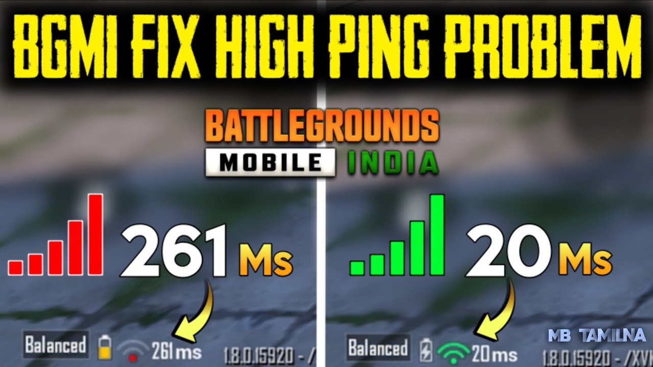 How to Fix High Ping In Bgmi🔥 Fix High Ping Bgmi 1.8 || Low Ping Setting For Bgmi Setting In tamil