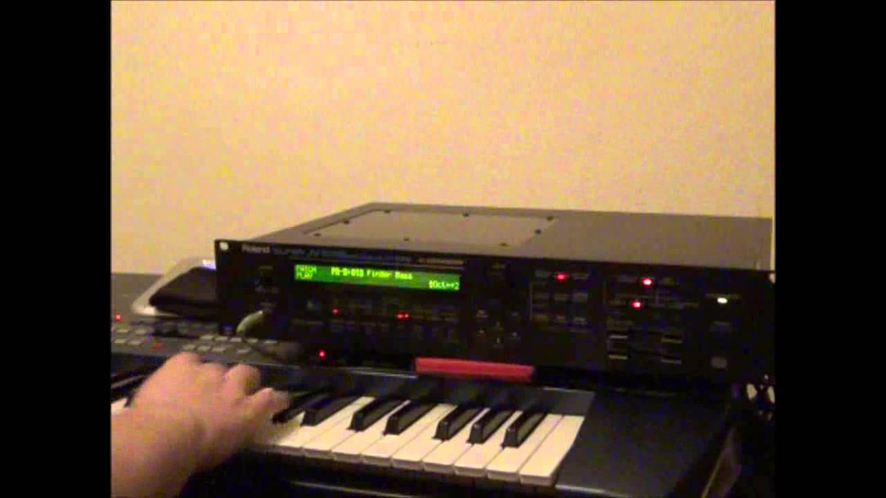 Roland JV 1080 Preset Bank B - 13   Finger Bass