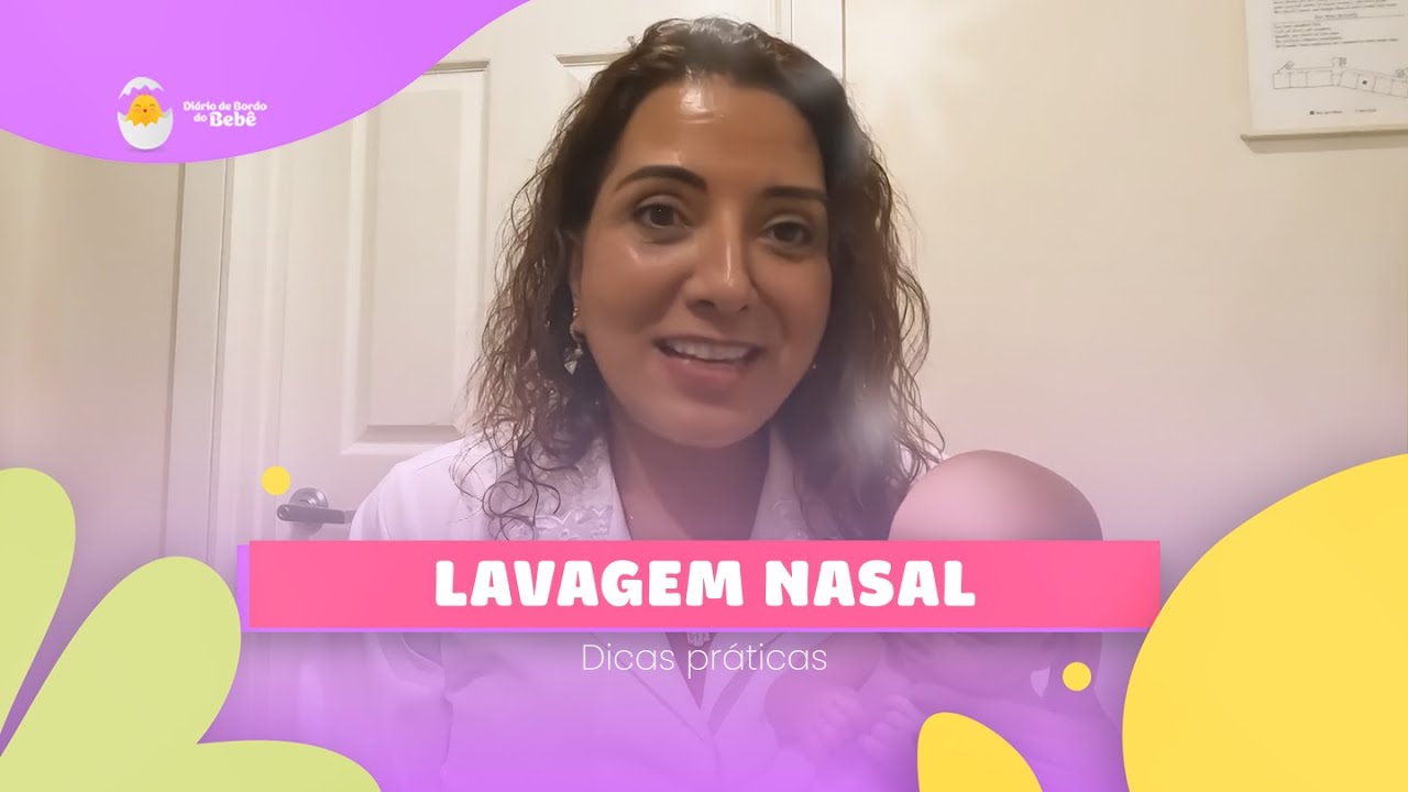 Como fazer lavagem nasal no bebê sem que ele se afogue?