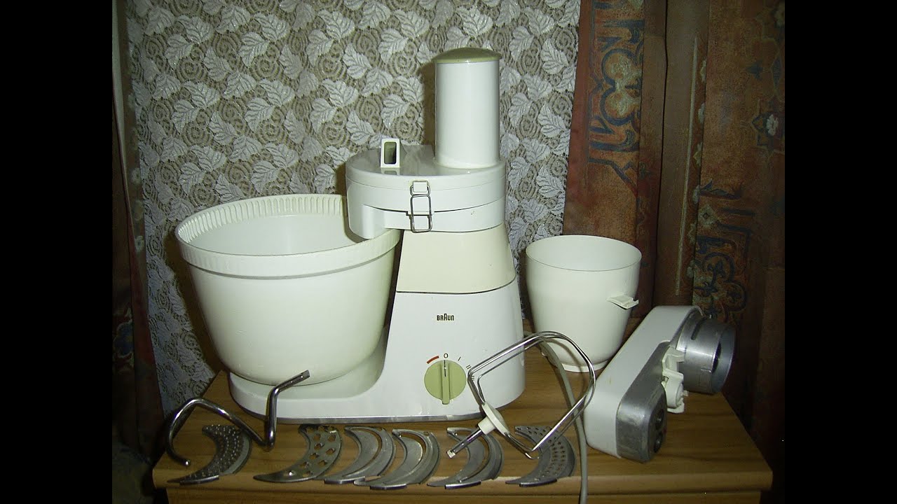 Funktionstest  K&uuml;chenmaschine BRAUN KM32 400 W,Functional test kitchen appliance BRAUN KM 32