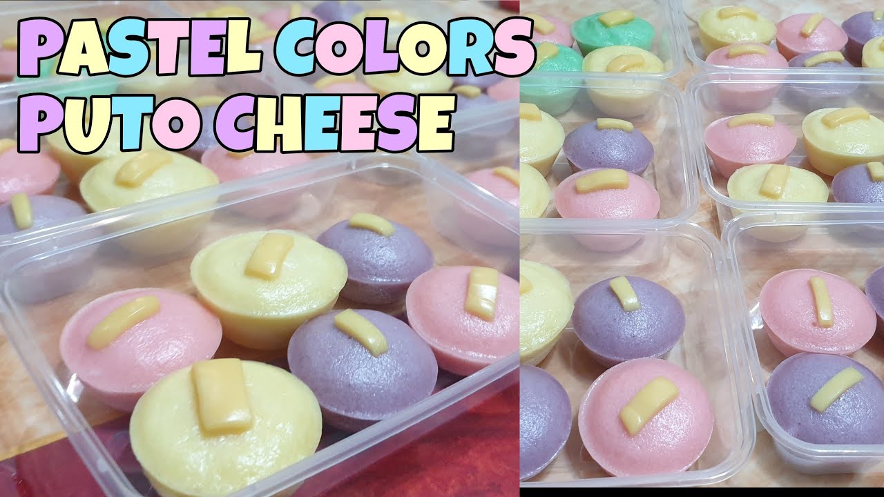 PAANO GUMAWA NG PASTEL COLORS PÜTO CHEESE| DAHILAN BKIT HINDI MAUMBOK ANG PUTÖ CHEESE| MILAS KITCHEN