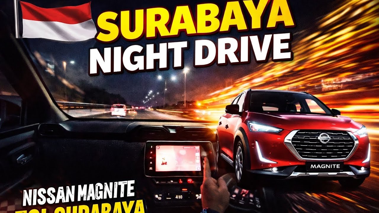 Surabaya Night Run | Nissan Magnite Indonesia | Tol Surabaya Barat