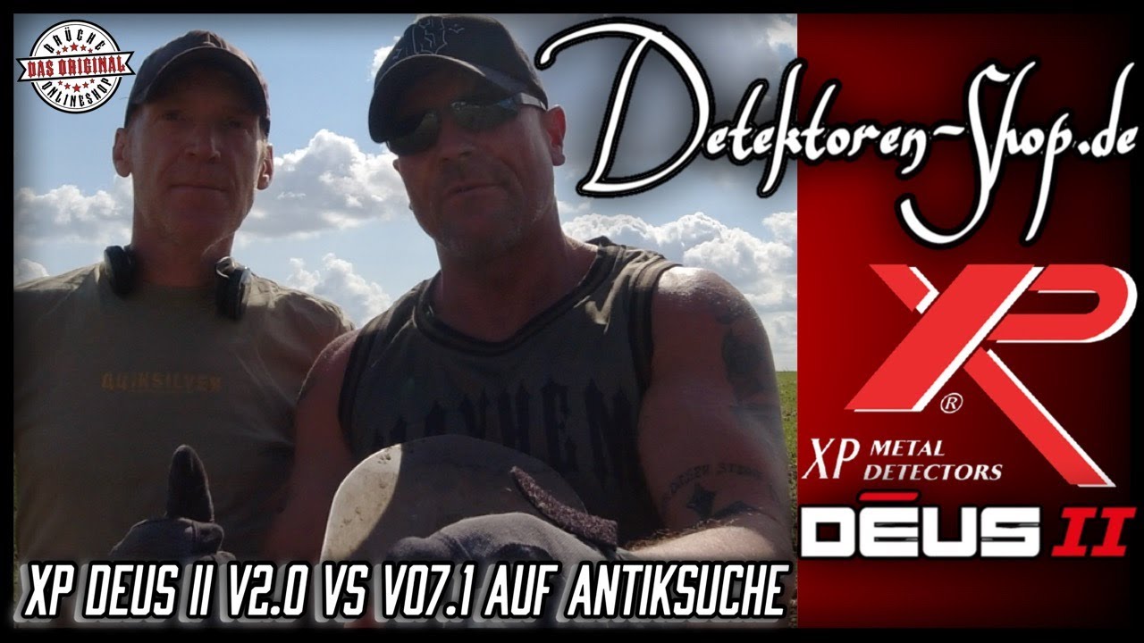 XP DEUS II v2 0 vs v07 1 auf Antiksuche