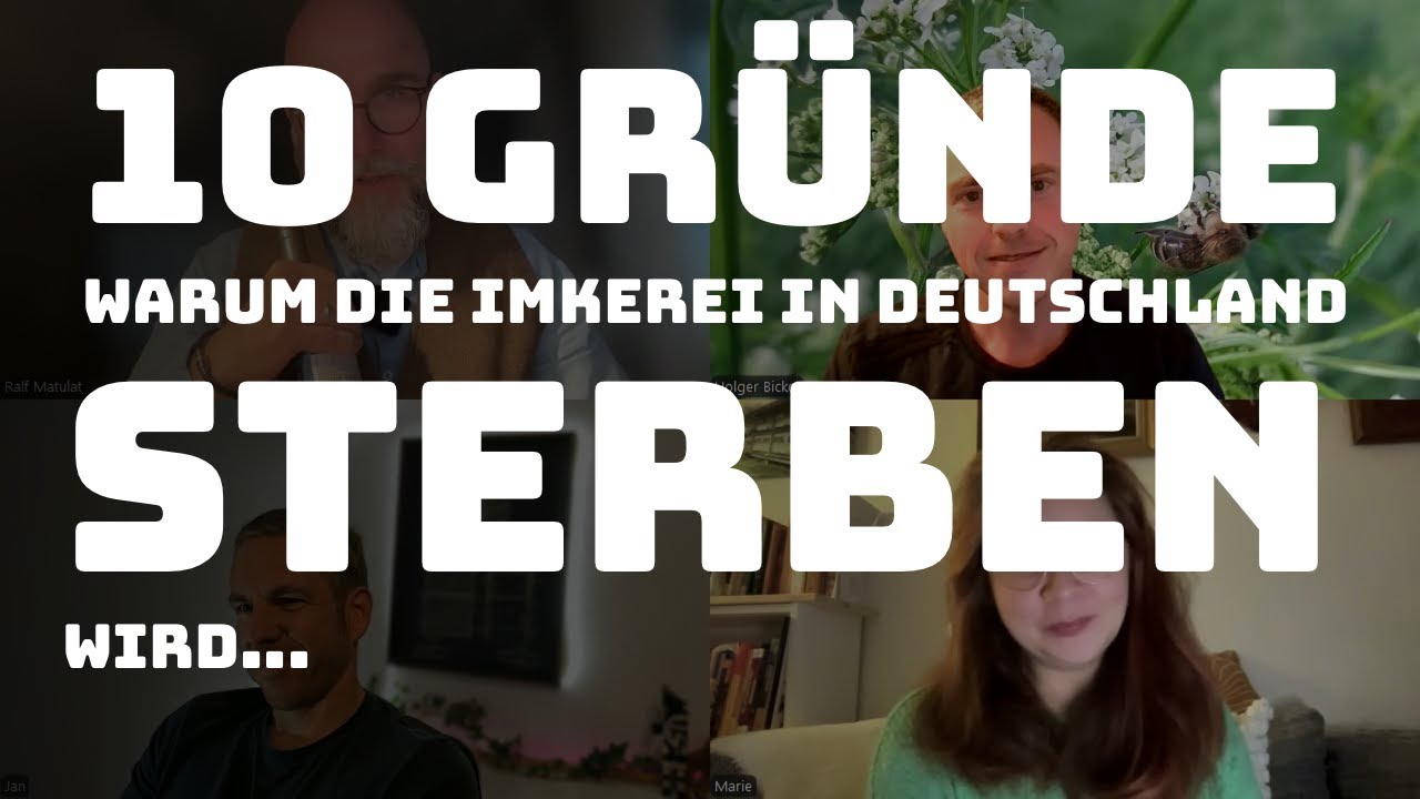10 Gründe, warum die Imkerei in Deutschland sterben wird