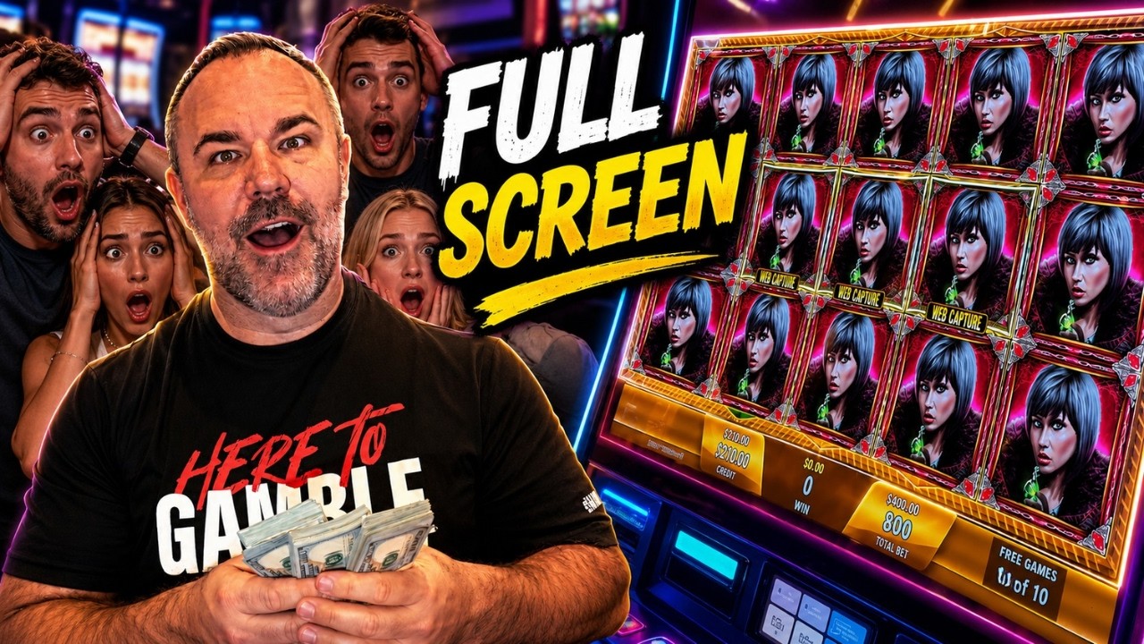 The SLOT Went Completely WILD on $400 A Spin!!!