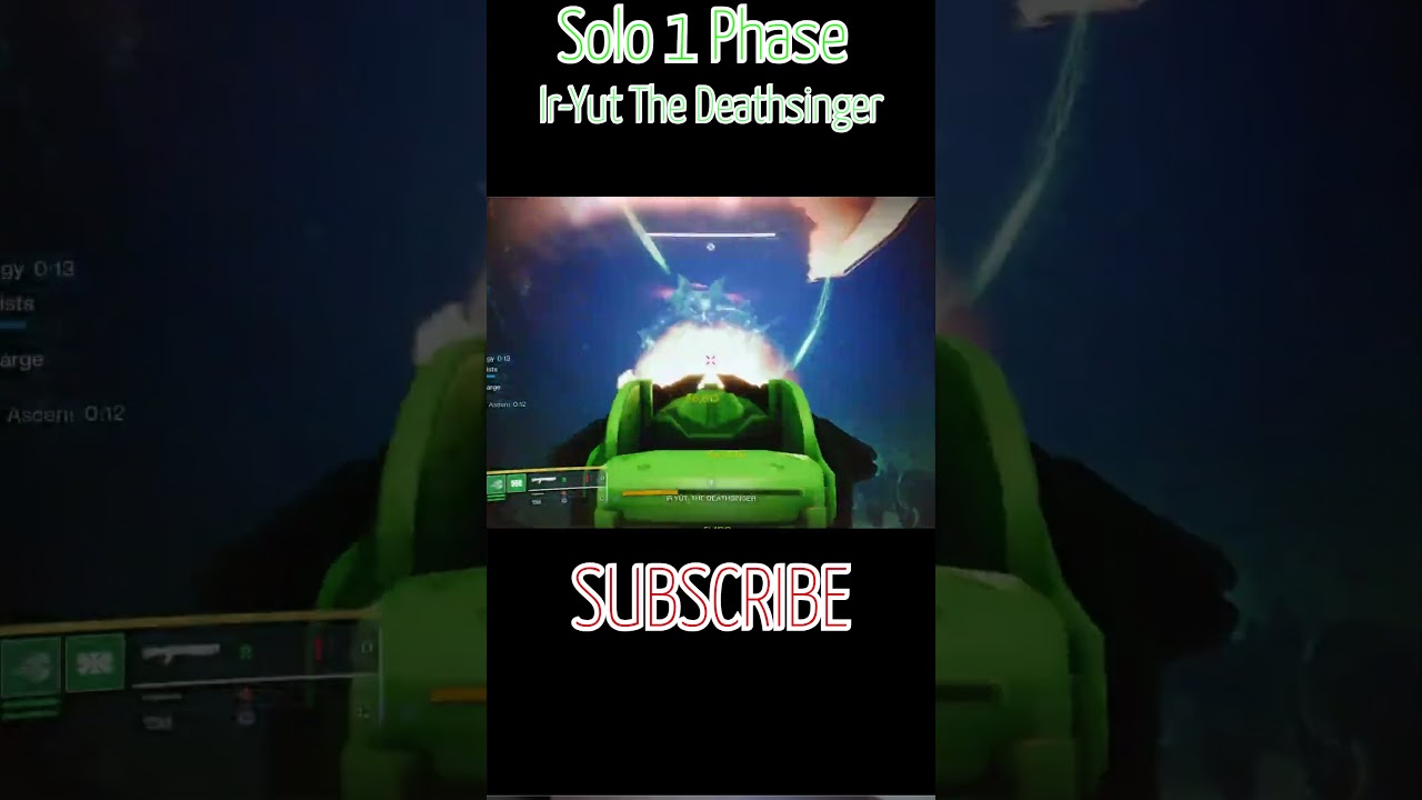 Solo 1 Phase Ir-Yut The Deathsinger #destiny2 #gaming #crotasend #destiny2pve #gameshorts #pcgaming