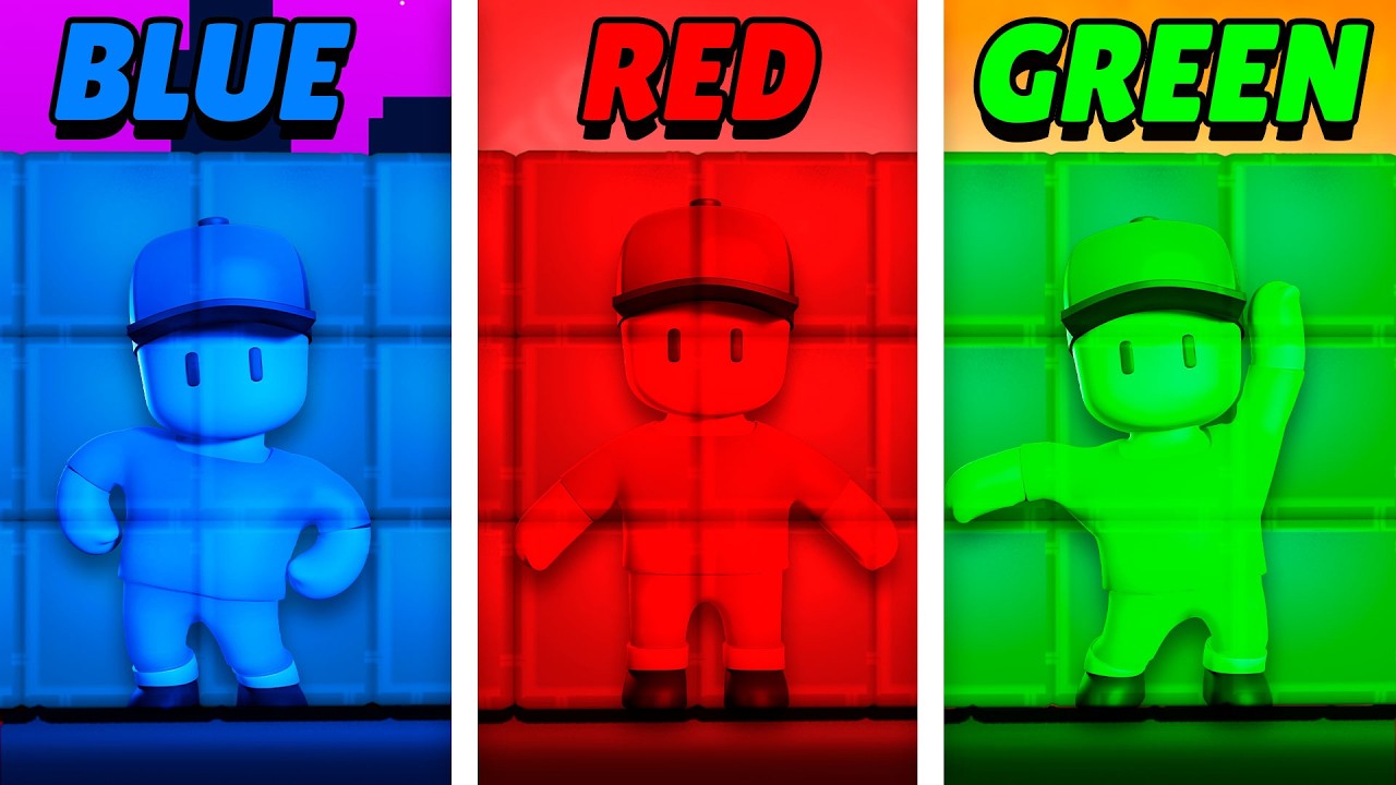 ONE COLOR Hide and Seek in Stumble Guys!