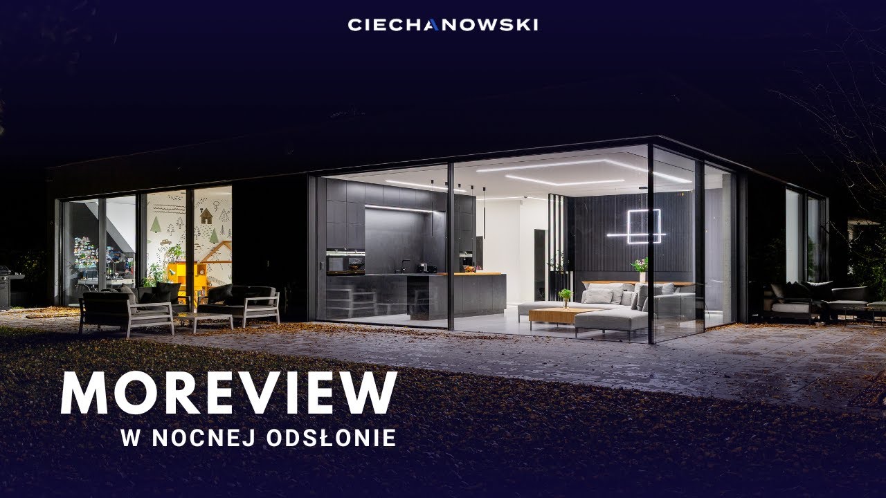 Okna Moreview w nocnej odsłonie