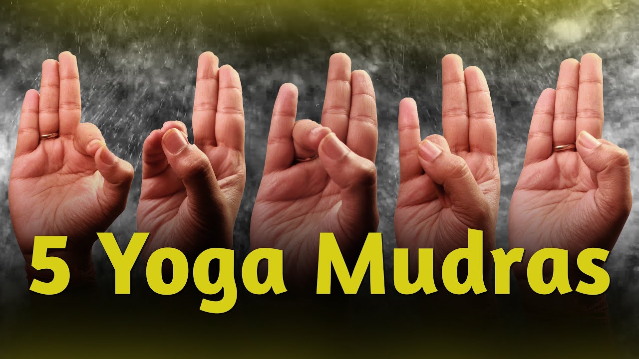 5 Yoga Mudras | Gyan Mudra | Pran Mudra | Prithvi Mudra | Surya Mudra | Vayu Mudra |