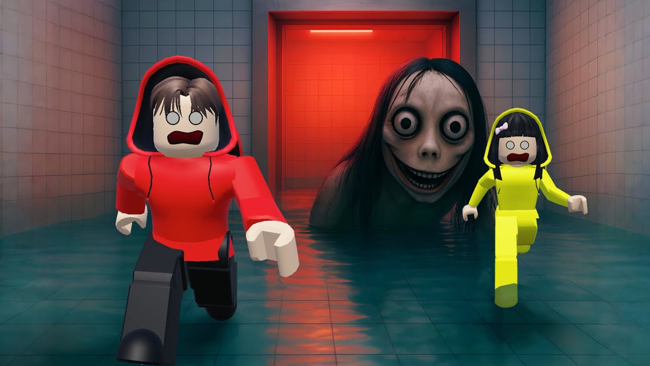 Yuta, Mio Dan Baby Celine Dikejar Hantu Saat Masuk Lift Horror || ROBLOX