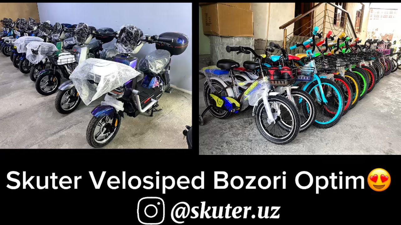 Velosiped Skuter Optim 2025 Fargona Dastafka Bor ☎️+998901434848