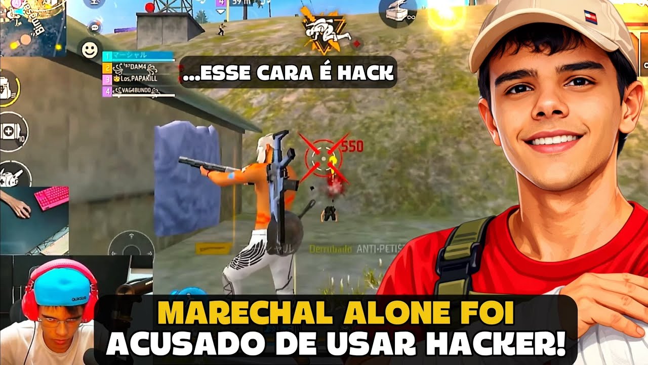 MARECHAL FOI ACUSADO DE USAR HACKER DEPOIS DE FAZER ISSO NA RANK! FREE FIRE - MARECHAL HIGHLIGHTS