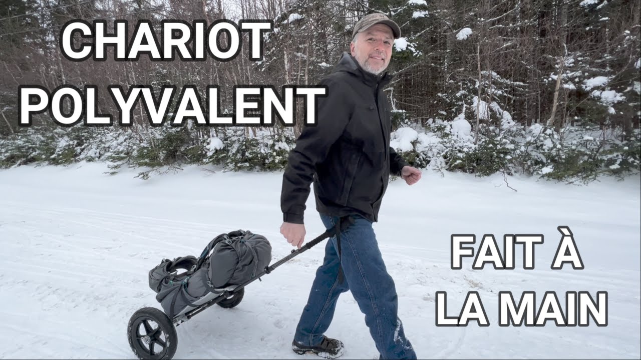 Chariot polyvalent pour randonner.