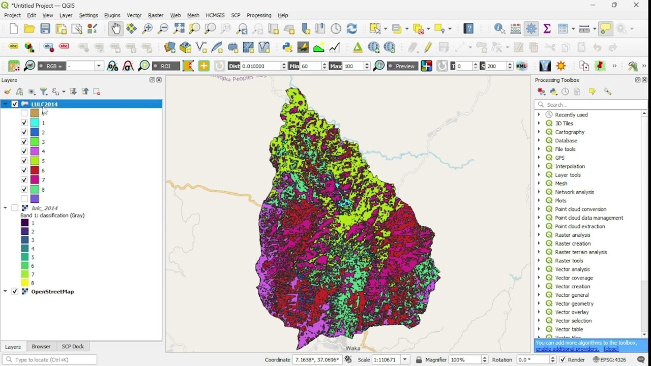 Part 7: How to convert raster data to vector data in QGIS