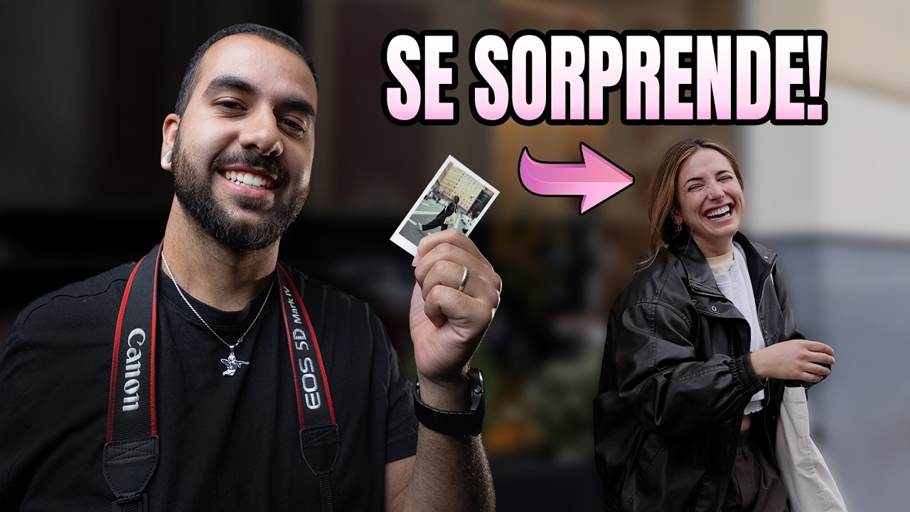 HACIENDO FOTOS A DESCONOCIDOS 🤫📸 (y se las entrego)
