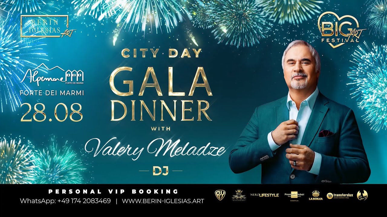 New grand gala dinner from BIG ART FESTIVAL with Valery Meladze!