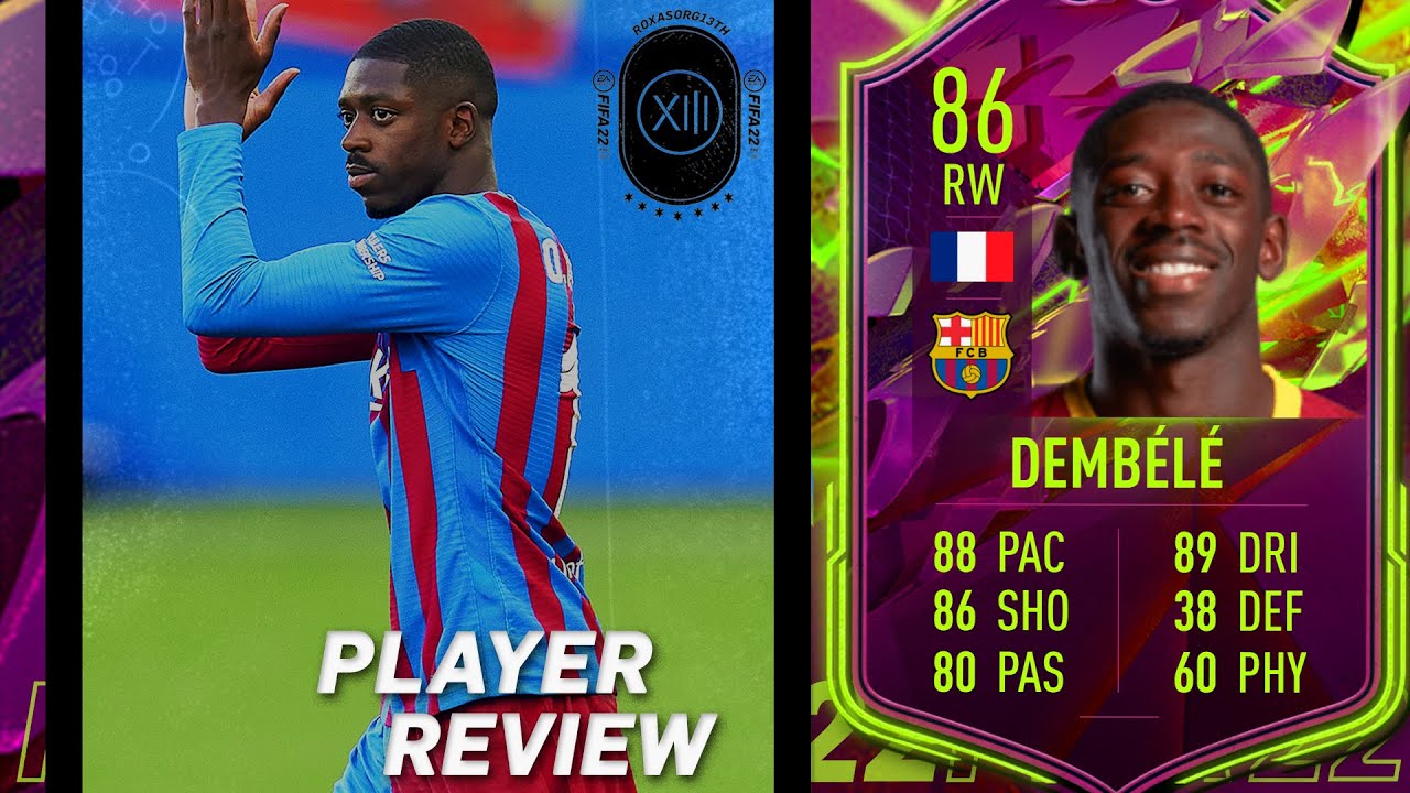 UNA DE LAS CARTAS OFENSIVAS MAS TOP DE FIFA 22!! | OUSMANE DEMBELE RULEBREAKER 86 REVIEW | FIFA 22