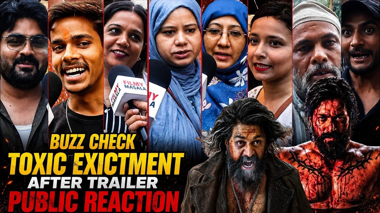 buzz check 😱 | Toxic public reaction | rocking star YASH | toxic exictment check after trailer