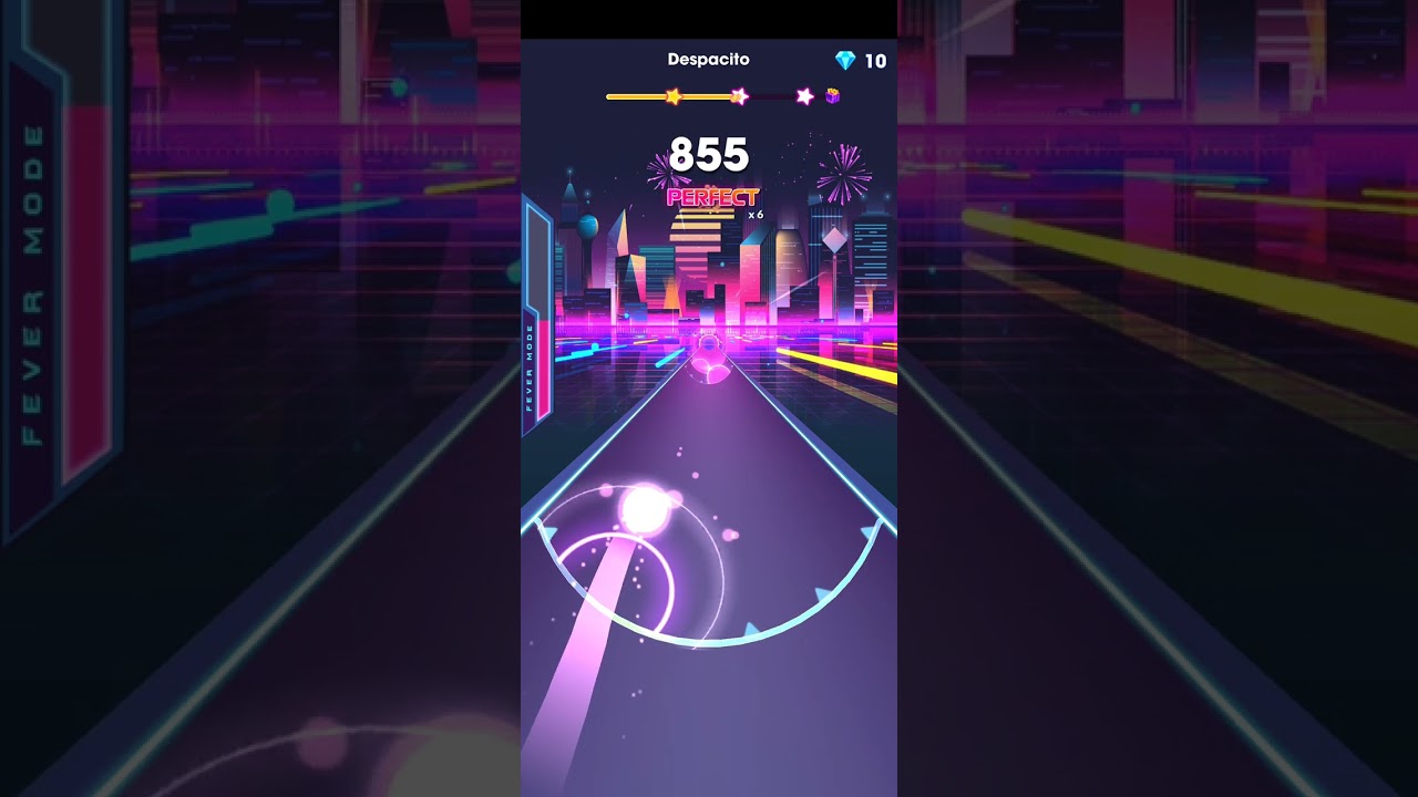 [beat roller] Despacito |rolling game| luis fonsi ft. daddy yankee. 3 stars