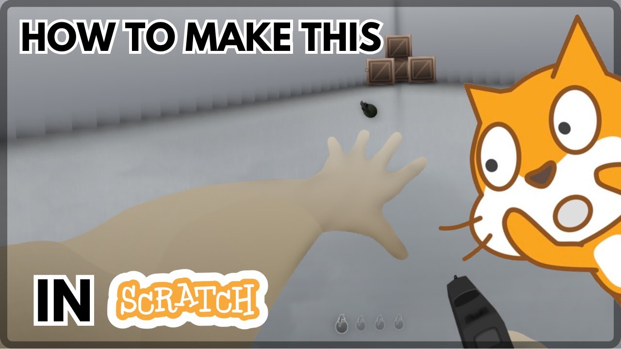 How To Make A FIRST PERSON SHOOTER In Scratch!