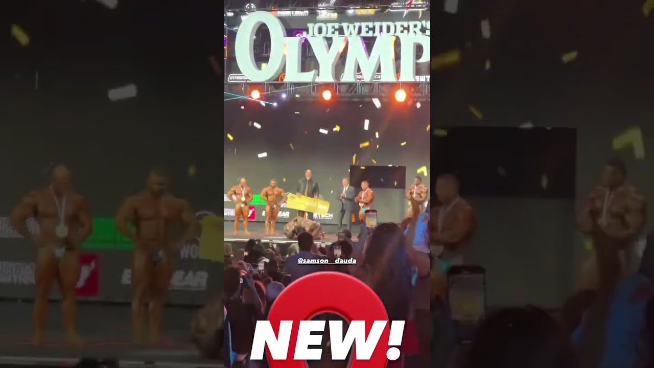 And NEW! MR. ⭕️LYMPIA @samson__dauda @mrolympiallc 2024