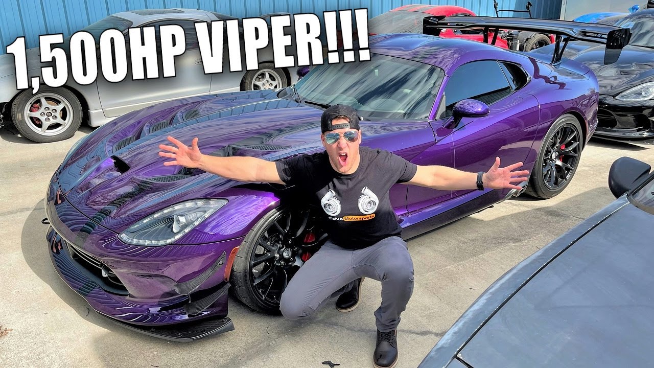 My FIRST RIDE in a 1,500HP Twin Turbo Viper!!! *FASTEST Car I've Ever Had*