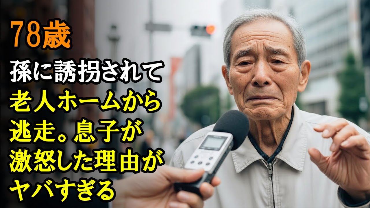 78歳、孫に誘拐されて老人ホームから逃走。息子が激怒した理由がヤバすぎる