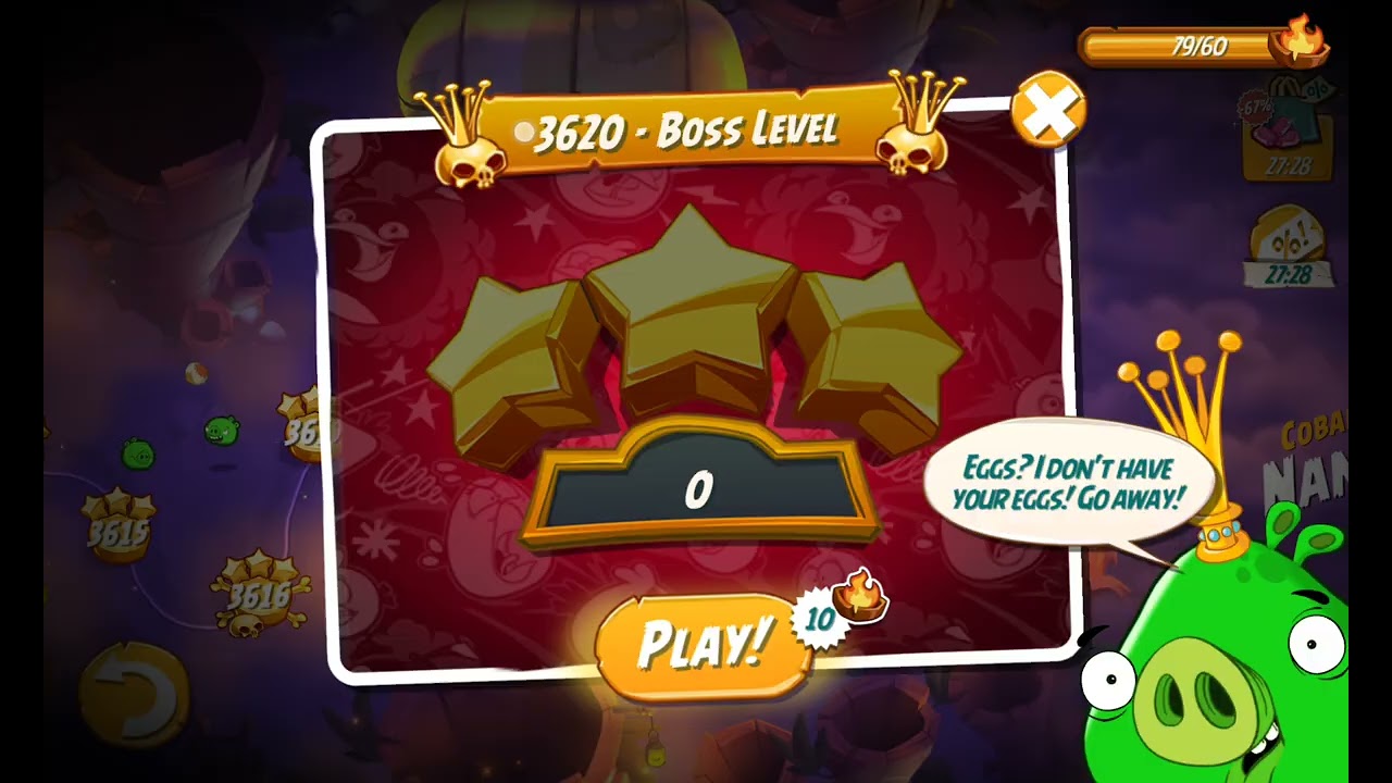 Unlock Levels 3617-3620 Boss King Pig Angry Birds 2 Bamboo Forest Yokohama Part 936 Final