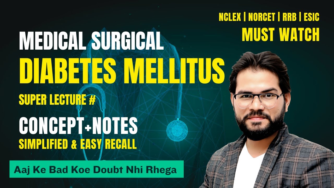 DM/Diabetes Mellites bY Sahu Sir ¦ Insulin ¦ DM Type 1&2 Complications ¦ Definitions ¦ Pancreas