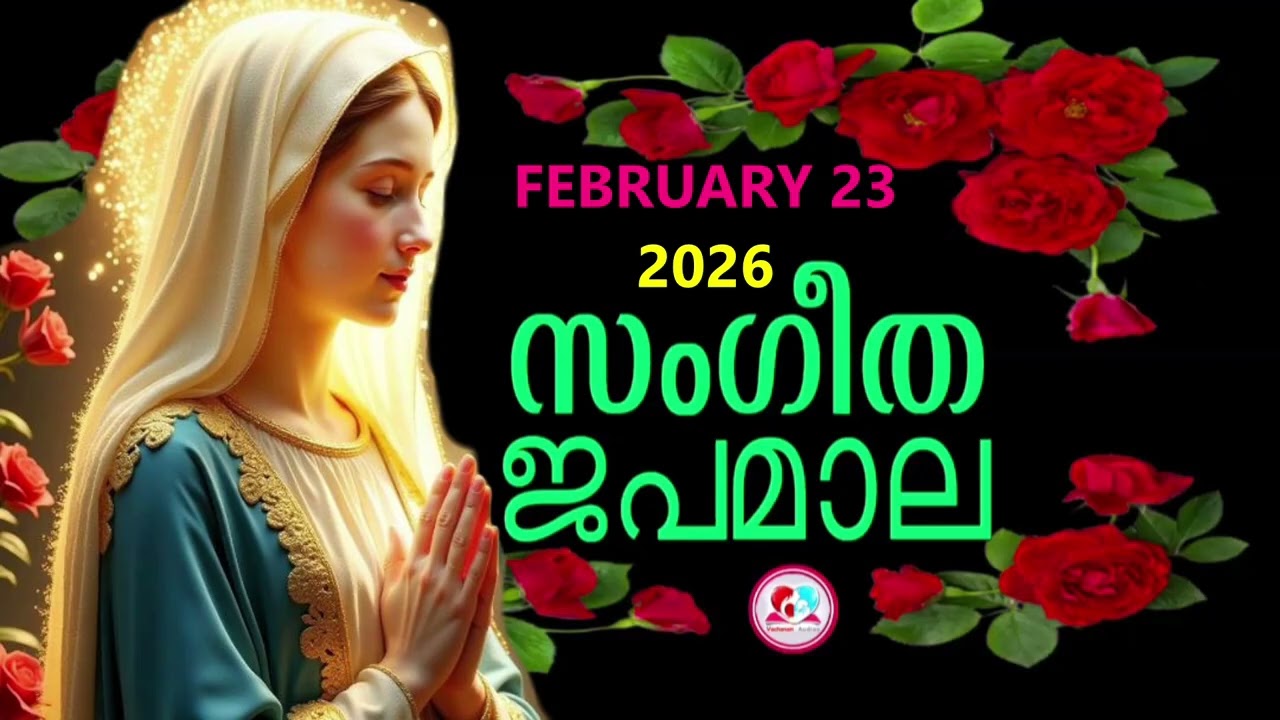 സന്തോഷത്തിൻറെ രഹസ്യങ്ങൾ കേട്ട് ഇന്നത്തെ ദിവസം ആരംഭിക്കാം#japamala#rosary 23rd feb#sangeethajapamala
